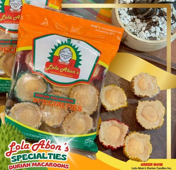 Lola Abons Special Durian Macaroons 8pcs | 100grams - Image 5