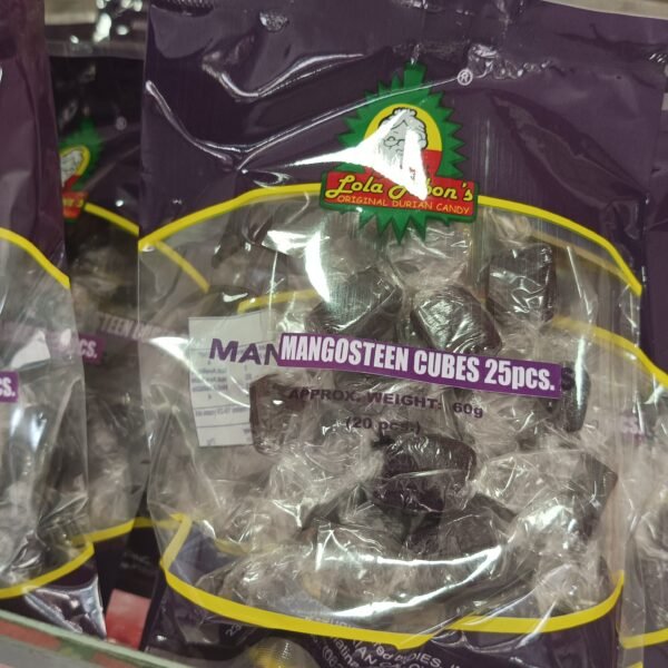 Lola Abons Special Mangosteen Candy Cubes 25pcs per Pack - Image 2