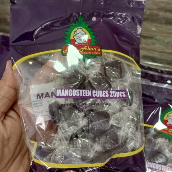 Lola Abons Special Mangosteen Candy Cubes 25pcs per Pack - Image 4