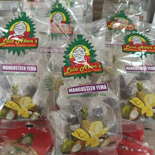 Lola Abons Special Mangosteen Yema Candy 12pcs | 60grams - Image 2