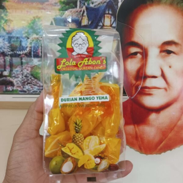 Lola Abons Special Durian Mango Yema Candy 12pcs | 60grams - Image 3