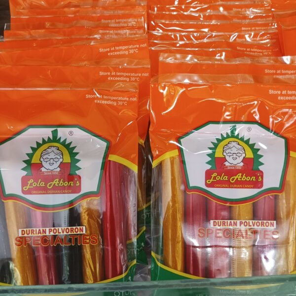 Lola Abons Special Durian Polvoron Barquillos 6pcs per Pack - Image 2