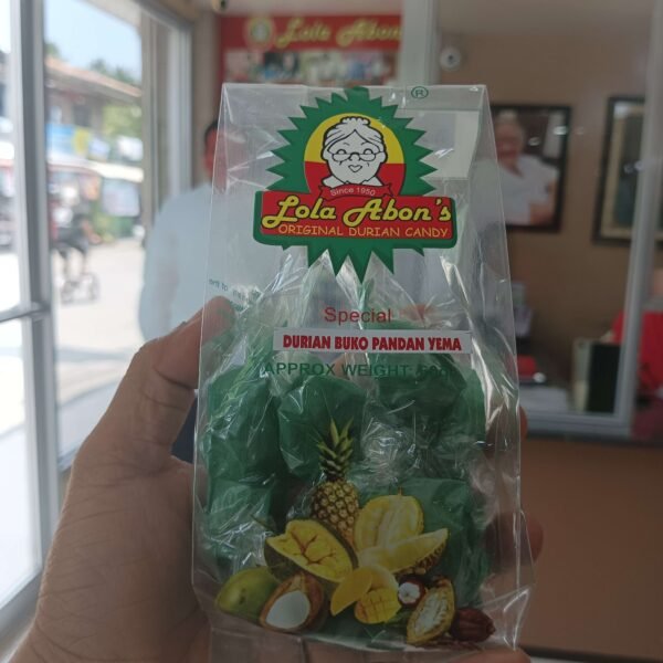 Lola Abons Special Durian Buko Pandan Yema Candy 12pcs | 60grams - Image 3