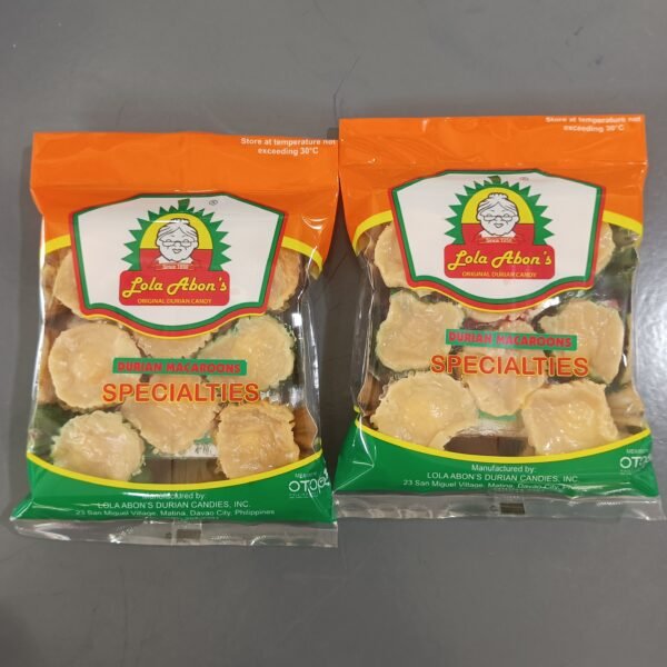 Lola Abons Special Durian Macaroons 8pcs | 100grams - Image 2