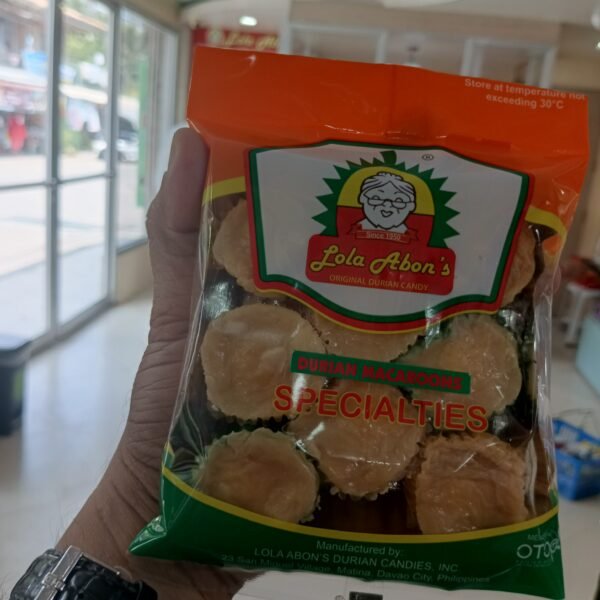Lola Abons Special Durian Macaroons 8pcs | 100grams - Image 3