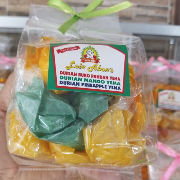 Lola Abons Special Assorted Durian Buko Pandan Mango Pineapple Yema Candy (Big) 36pcs - Image 5