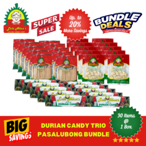 Lola Abons | Durian Candy Trio 30pcs/Box [BUNDLE]