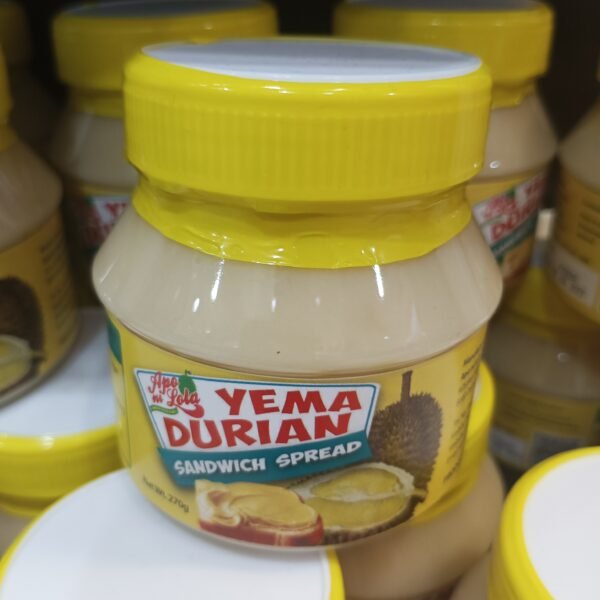 Apo ni Lola Special Yema Durian Jam Sandwich Spread - Image 2